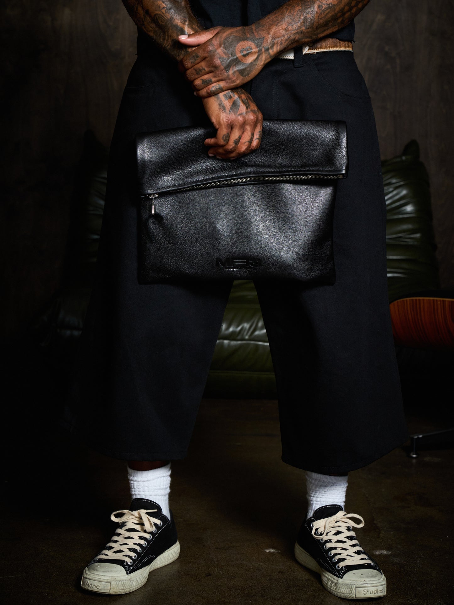 Grain Leather Bag